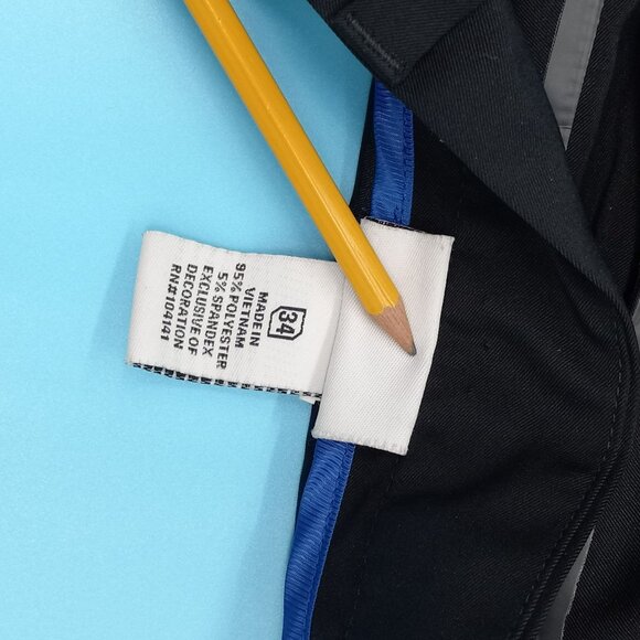 Men's Slazenger Black‎ Dress Golf Shorts Polyester Spandex Flat Front Si… - Picture 8 of 13